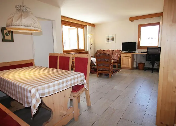 Appartement Residenza Lagrev 2 Zimmerwohnung Nr 012 - Typ 21a - Hochparterre - Sued Sils-Maria